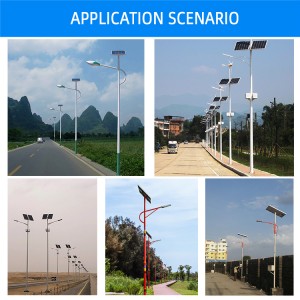 10M 100W Super Bright 170LM/W Highwat Led Solar Street Light